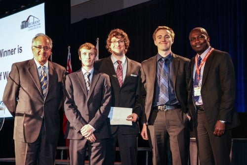 CEE winners at Canadian Society of Civil Engineers Annual Conference