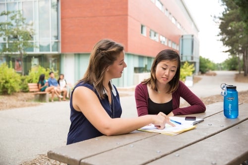 Instructor with student