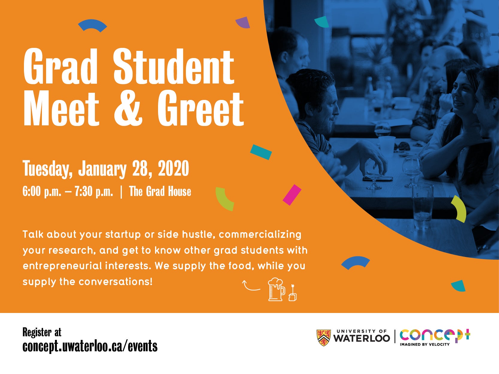 grad student meet and greet poster