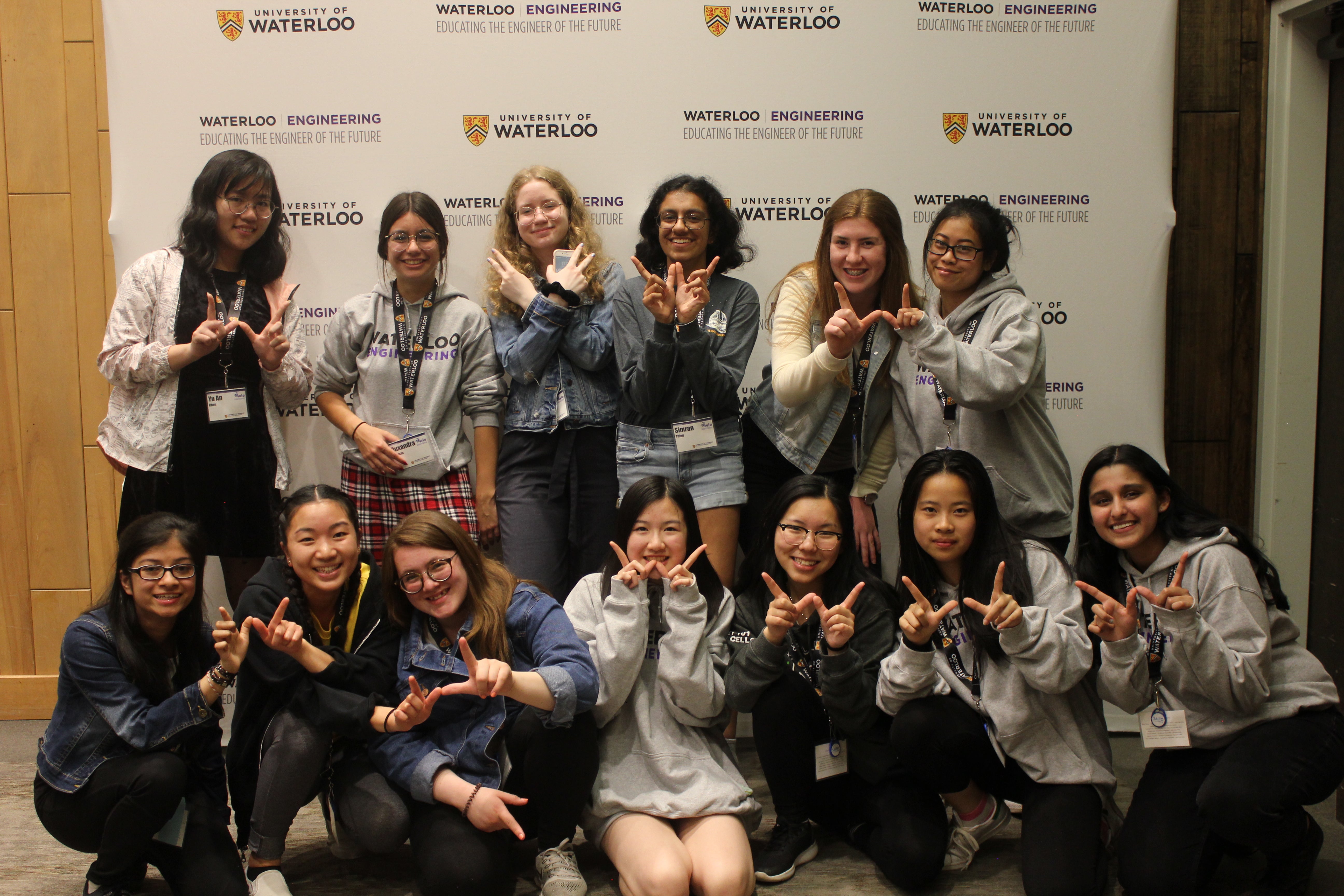 Group of women in engineering