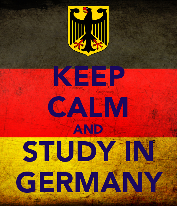 keep calm and study in germany