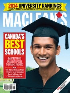 Maclean's annual rank of Canadian universities