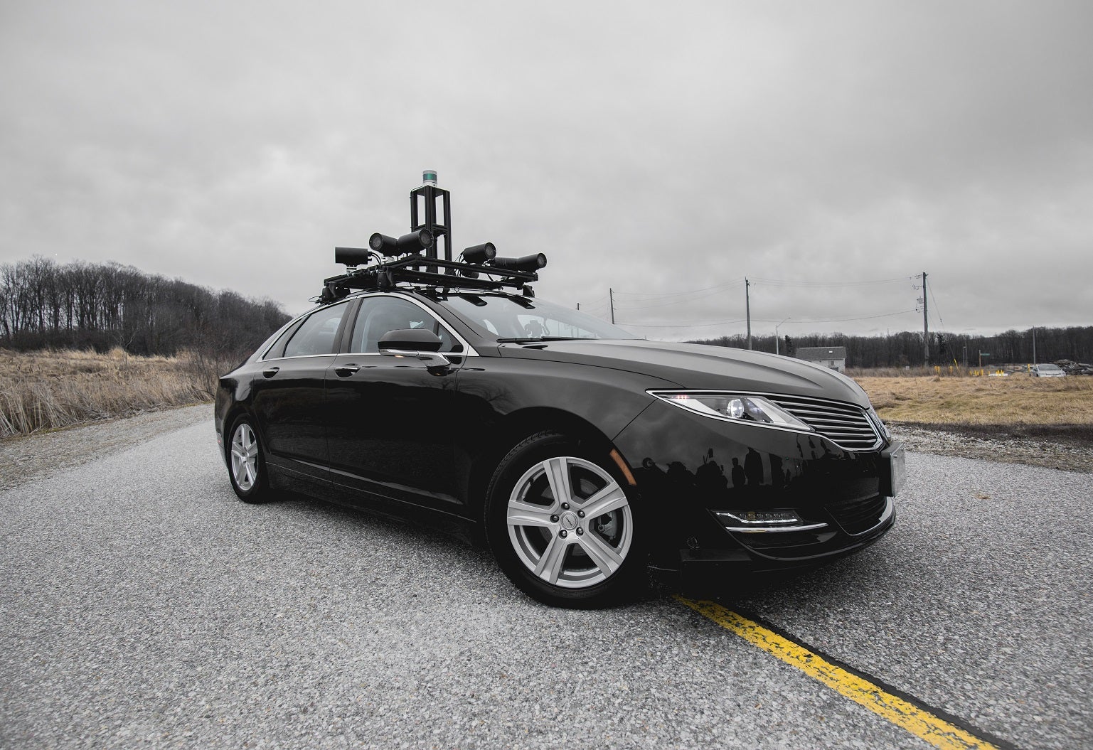 The Autonomoose self-driving car.