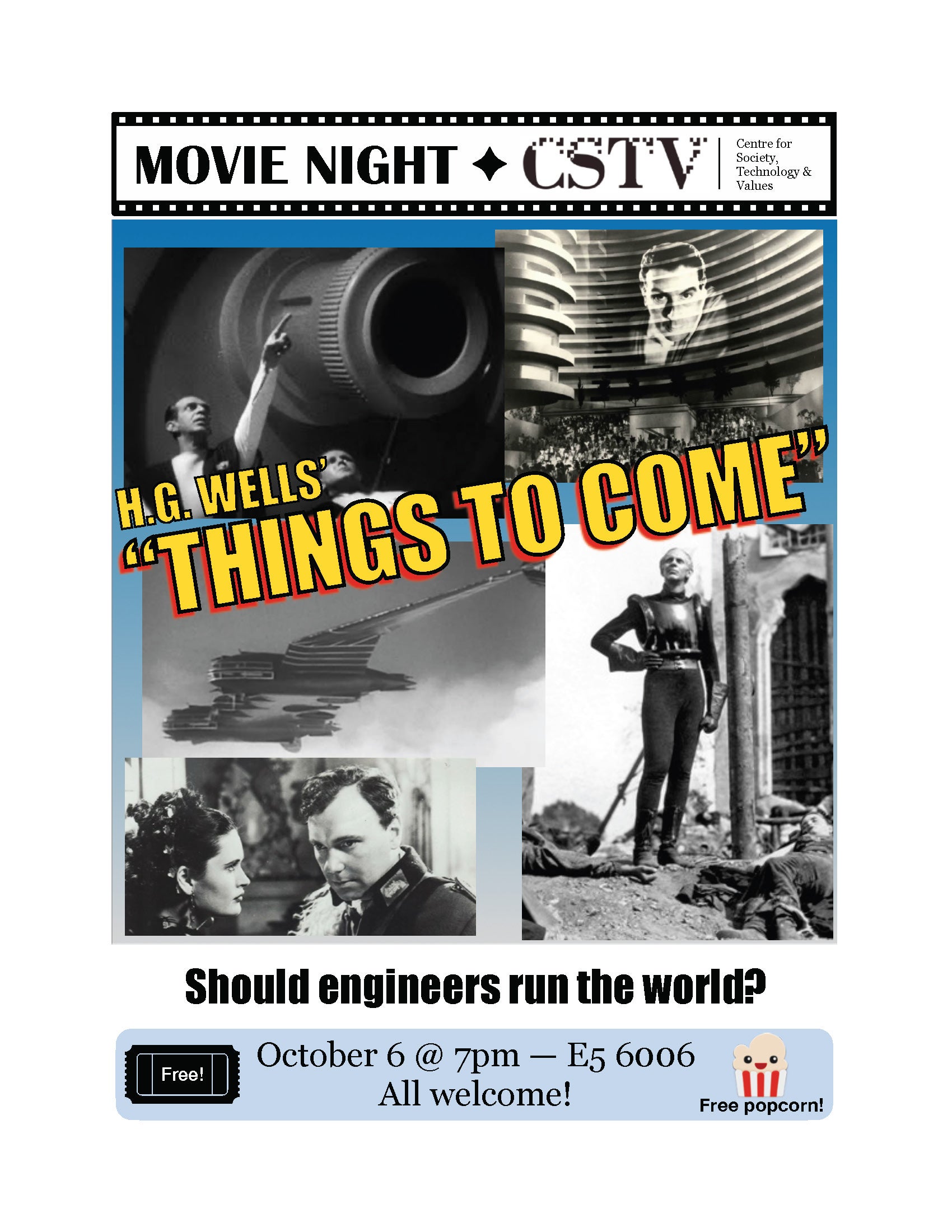 CSTV Movie Night_movie poster of Things to come