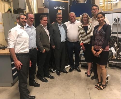 Ontario Premier Ford visits Waterloo OAMC facilities