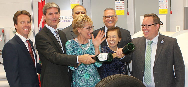 Cerimonial opening of Green and Intelligent Automotive Research Facility