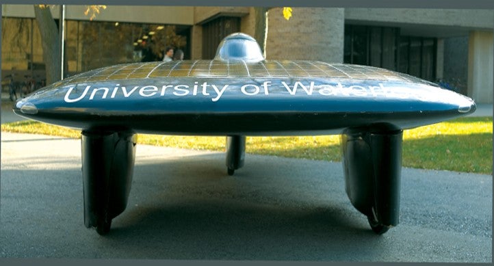 The first Midnight Sun solar car