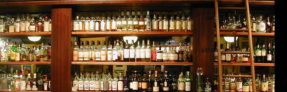Whiskey bar at Buchanan's, Calgary