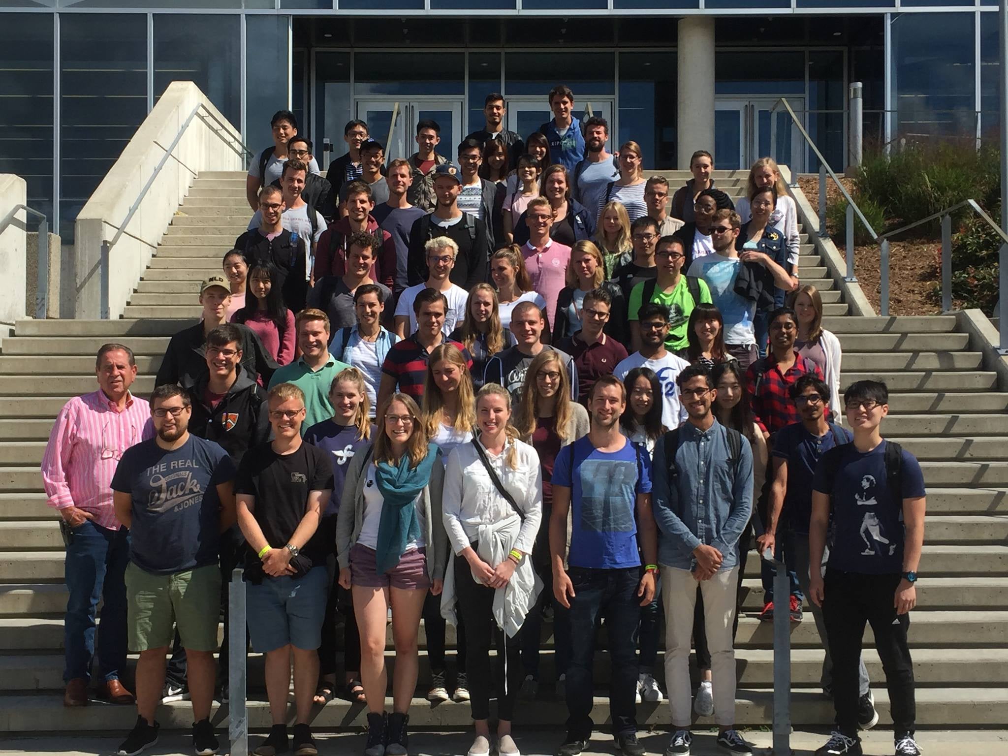 photo of engineering exchange students september 2017