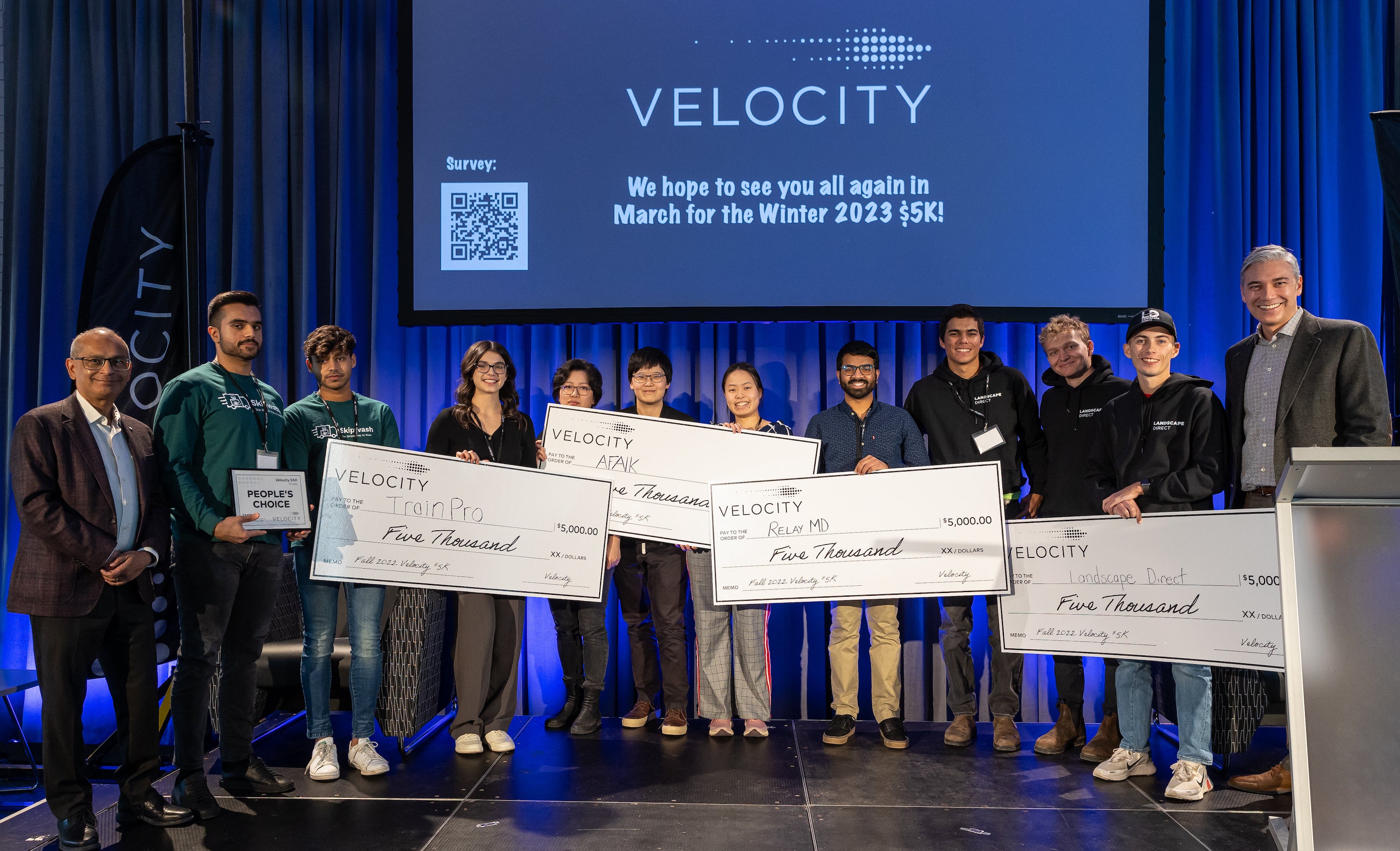 Velocity $5k winners