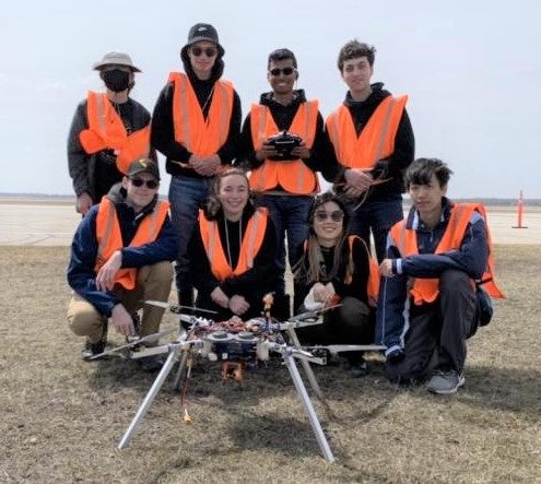 Eight members of student team WARG attended a recent competition in Manitoba.