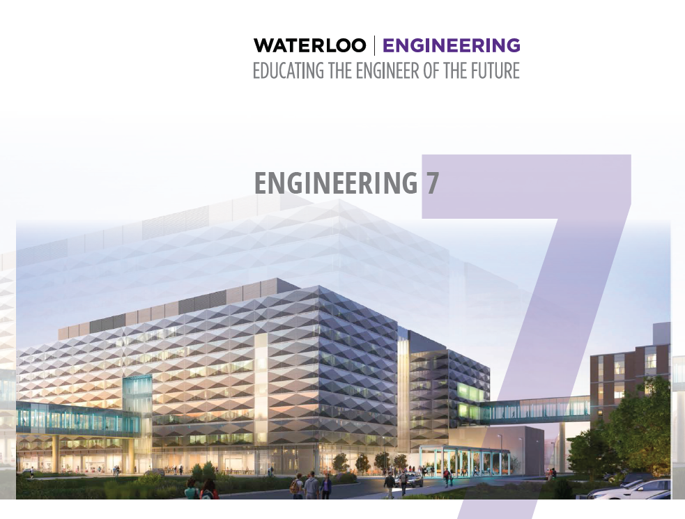Architectual rendering of Waterloo Engineering 7 building