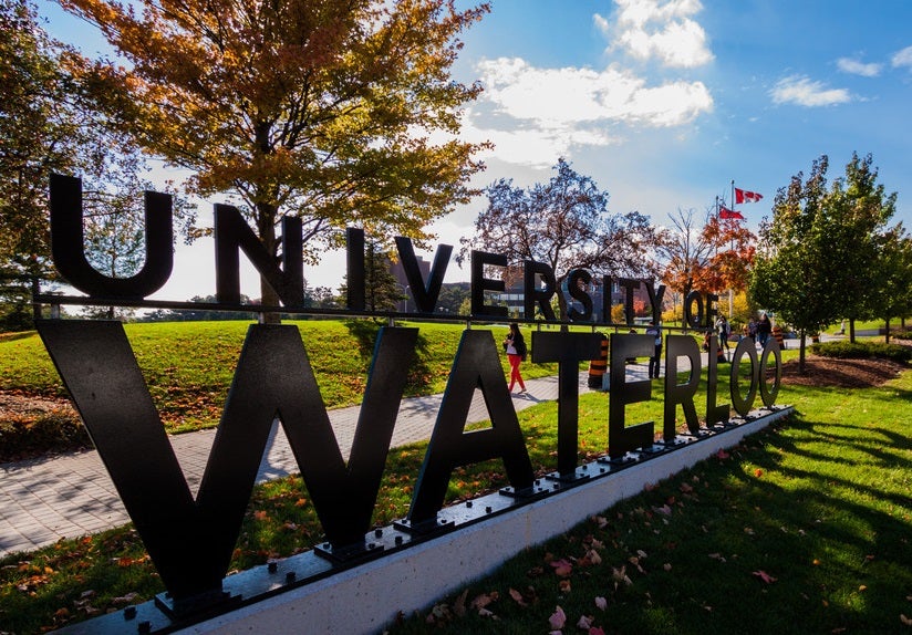 University of Waterloo Sign