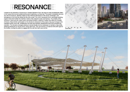 A visual of the award-winning student project entitled Resonance