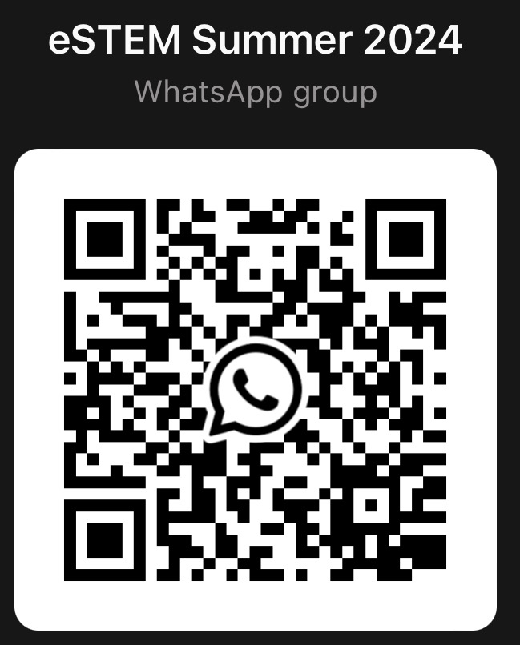 eSTEM 2024 WhatsApp QR code