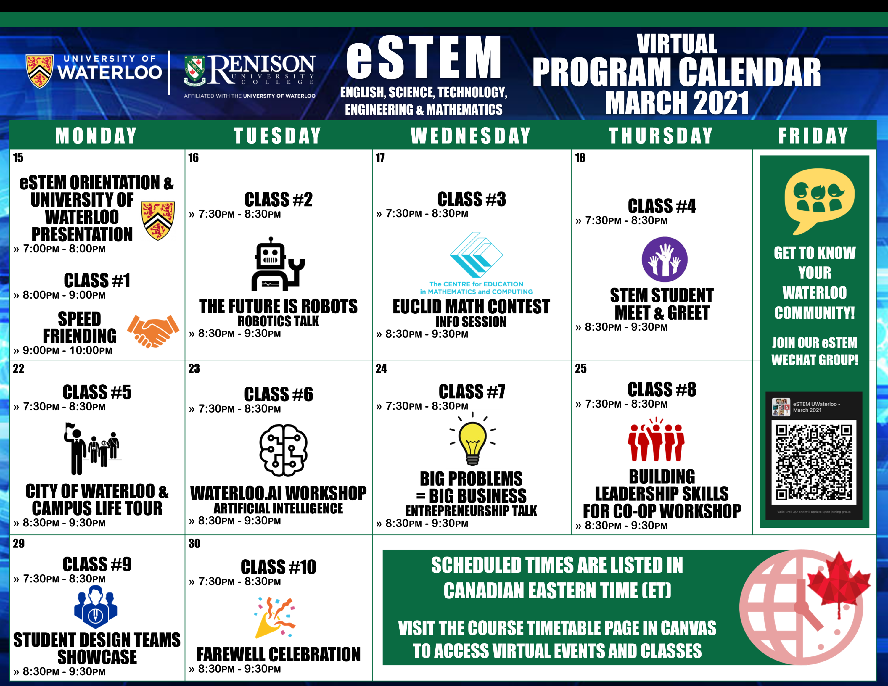 English, Science, Technology, Engineering, & Mathematics (eSTEM