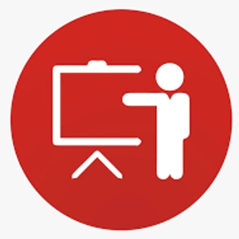Icon - Person pointing at screen