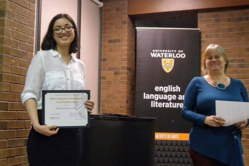 Quarry Integrated Communication Co-op English Award: Danielle Bisnar Griffin