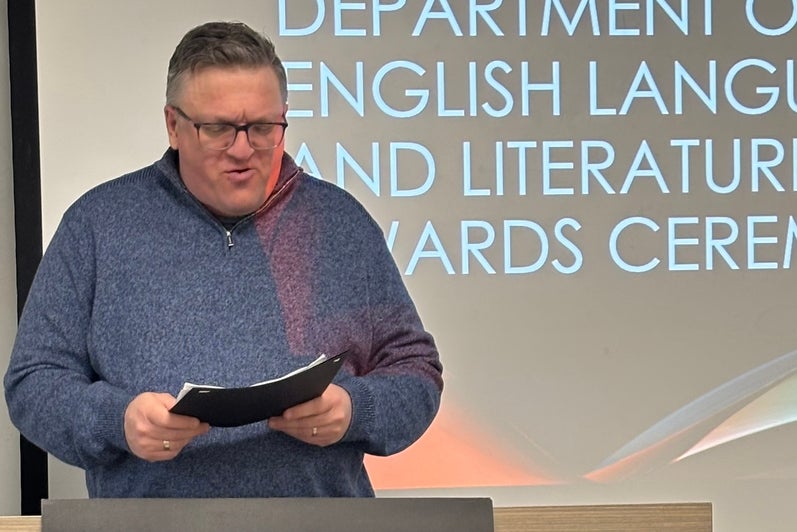 Steve Wood reads from his winning poetry collection.