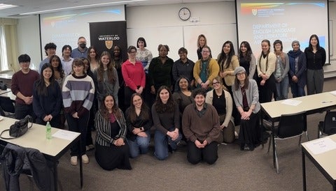Group photo of the 2026 English award winners.