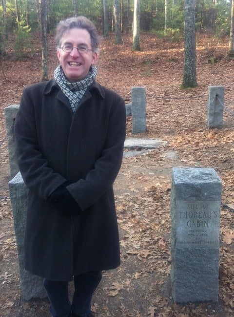 Ken Hirschkop at Walden Pond