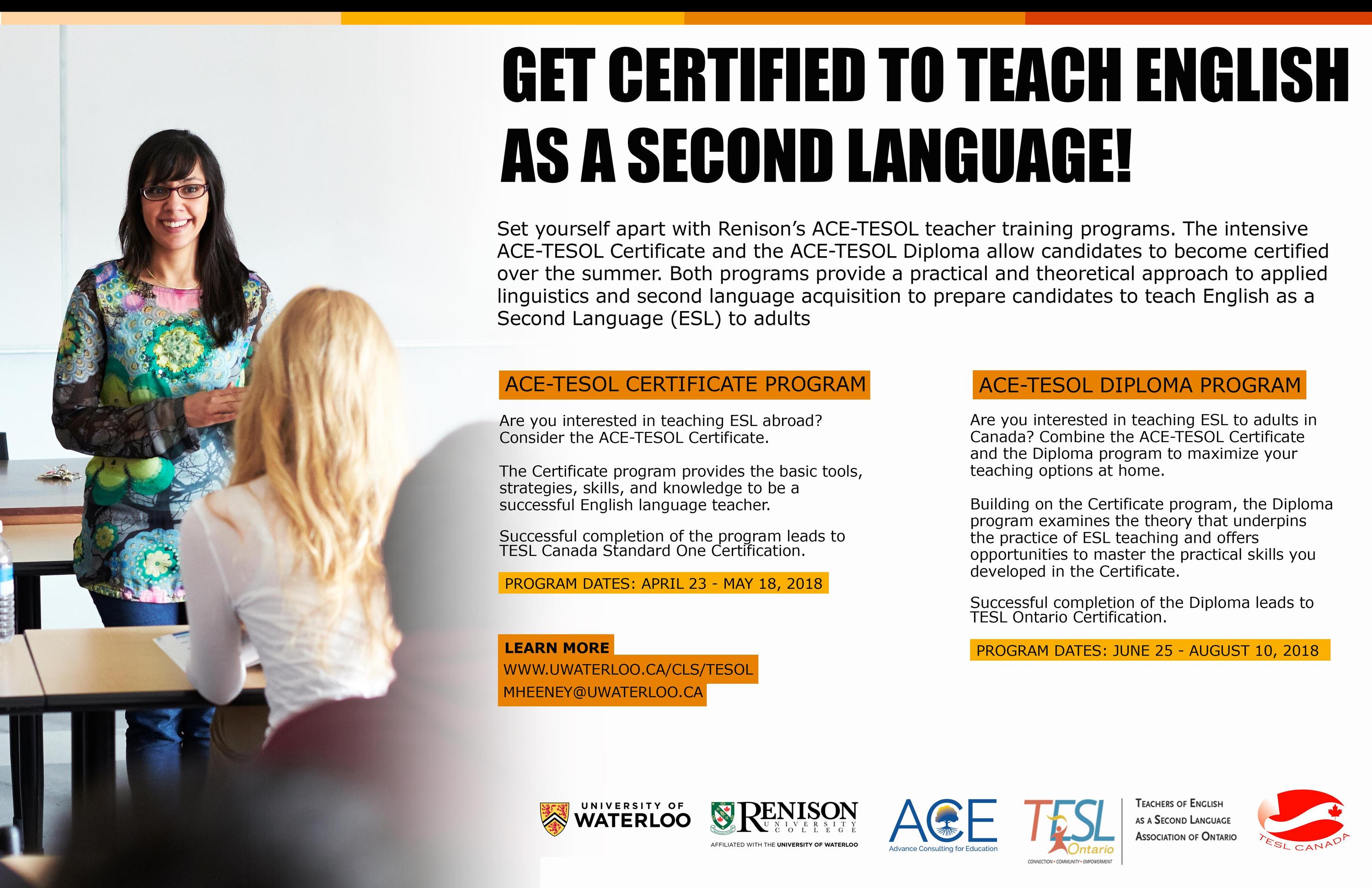 ACE TESOL poster