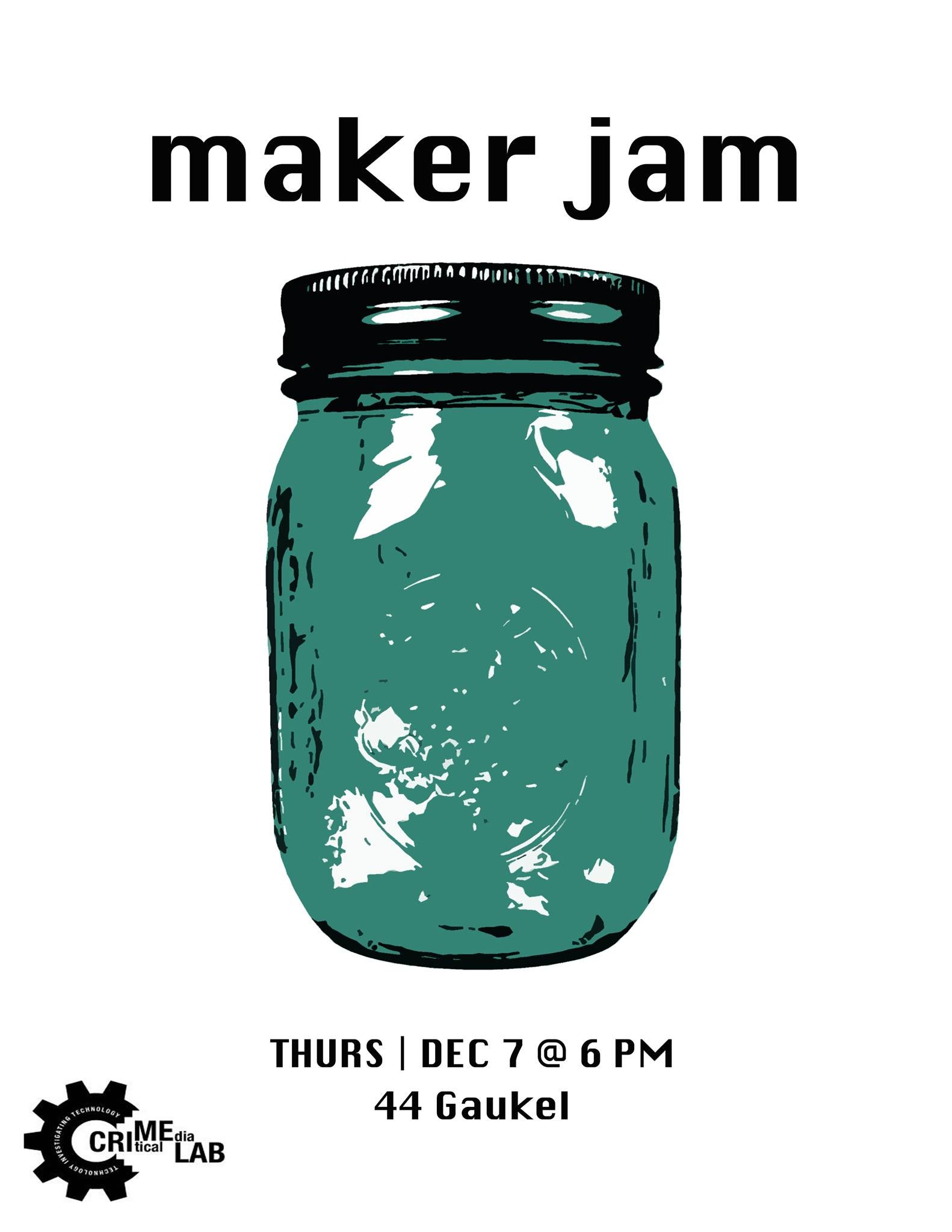 Maker jam poster