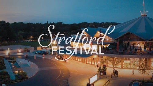 Stratford festival banner.