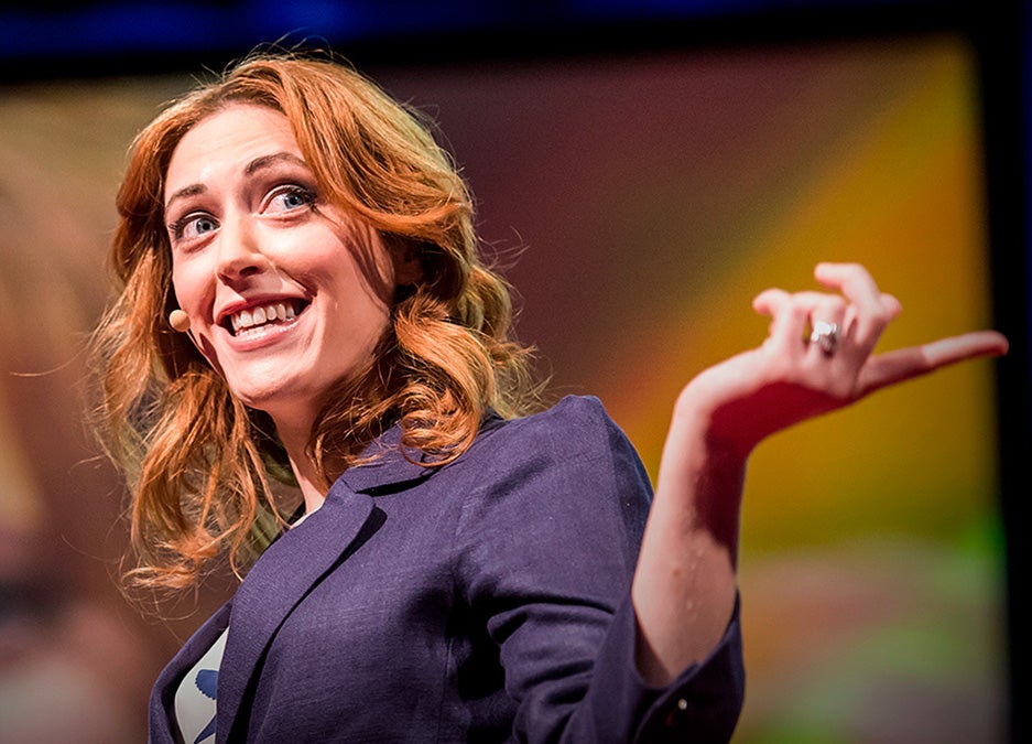 Photo of woman speaking.