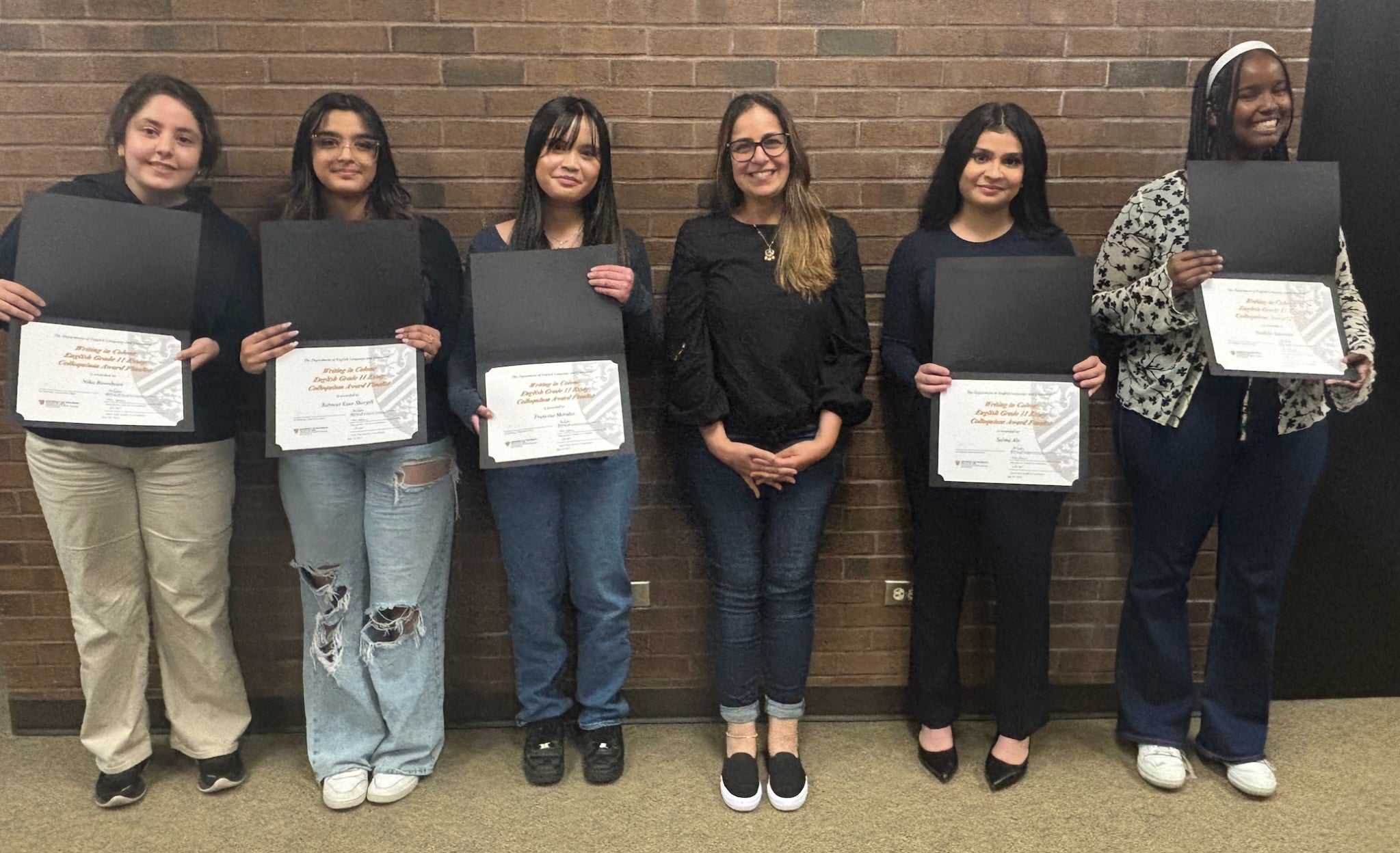 Writing in Colour award winners 2025.