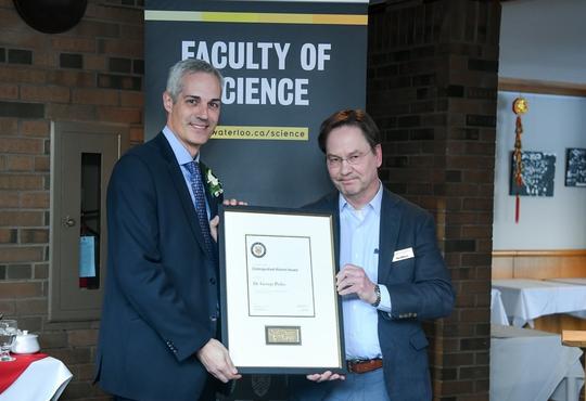 George Pinho receives Distinguished Alumni Award