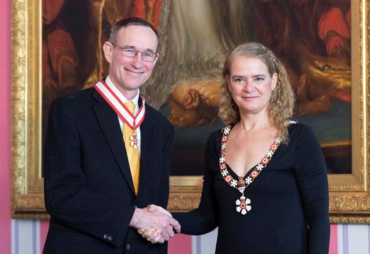 Raymond Laflamme with Governor General
