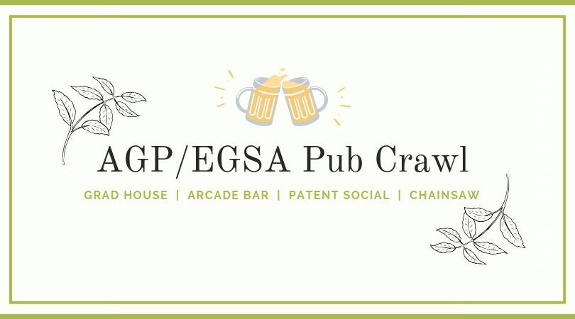EGSA pub crawl poster