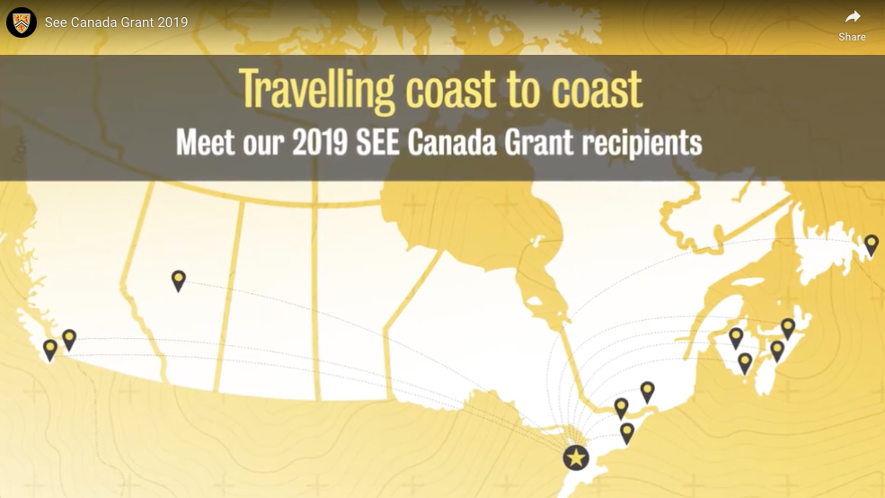 UW 2019 SEE Canada Grant Winners 