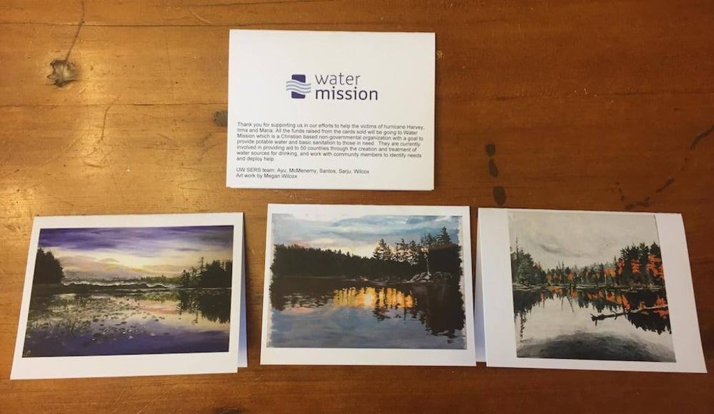 A collection of Water Mission cards.