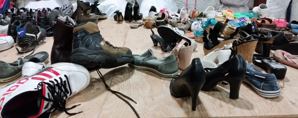 Pile of shoes