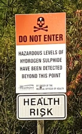 Health Risk - Do Not Enter Sign