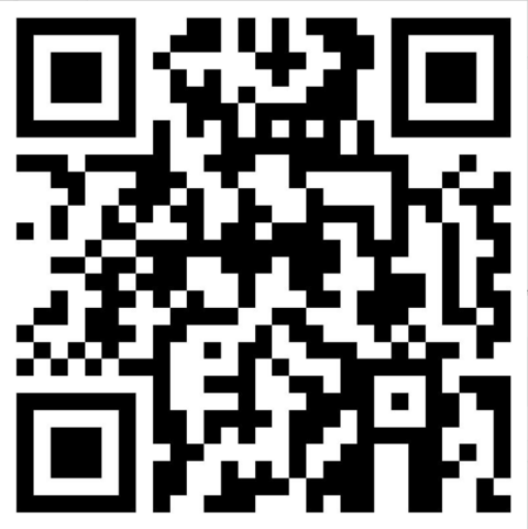QR code with link to yoga signup.
