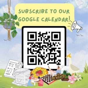 QR code of Google calendar link
