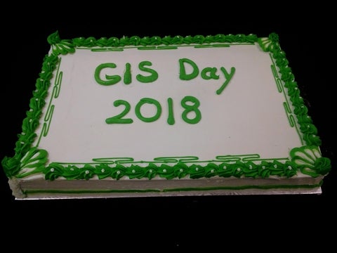GIS Day cake