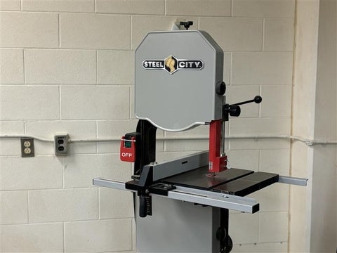 Grey bandsaw