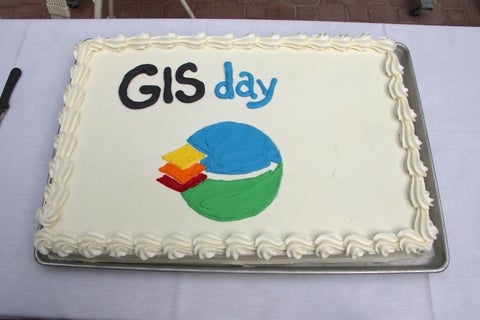 GIS Day cake.