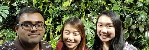 2017 1st Runner-up: Earth Link (Jaydeep Mistry, Stephanie Wen, and Carmen Kong)