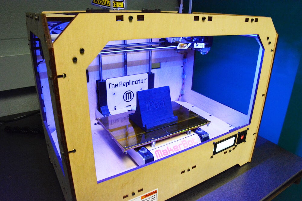 MakerBot's The Replicator 3D printer.