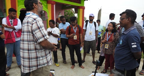 Prateep talks about the Coastal Commons and Olive Ridley Turtle Conservation at Rushikulya, Chilika