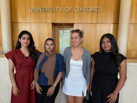 Sheikh, Mohammad, Stroh and Rajalathan at the University of Oxford.