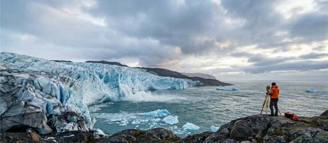 GIS surveyor in the arctic