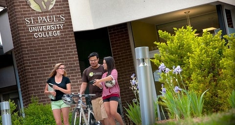 Students at St Paul's university