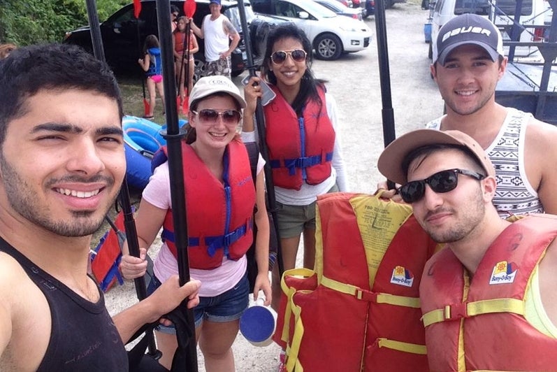 Planners go rafting