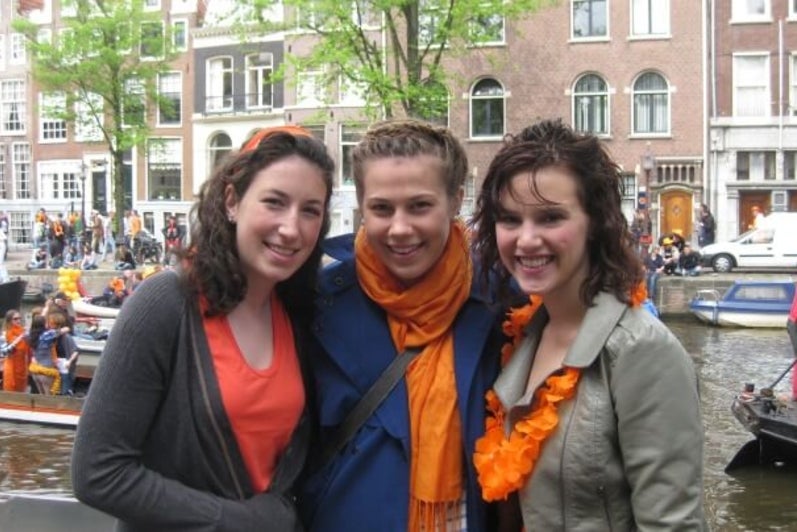Queen's Day - Maria, Vanessa and Ryley